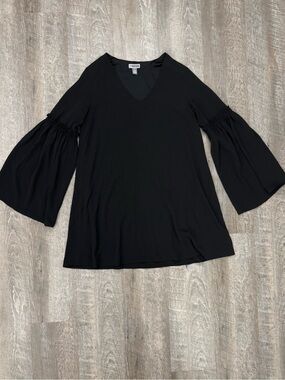 Goth Dark Academia Baby Doll Dress Black Sz Small